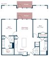 Floor Plan B1 2x2